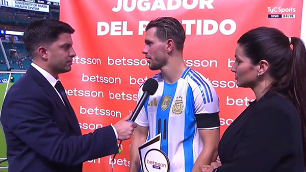 洛塞尔索:破门将胜利献给鲁索,重披国家队战袍感觉真好