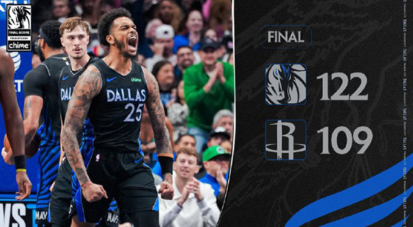 独行侠122-109击败火箭,杜兰特27分,浓眉29+8,弗拉格19分