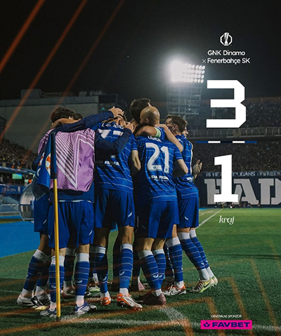 萨格勒布迪纳摩3-1费内巴切